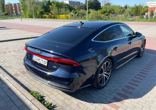 Audi A7 cena 209000 przebieg: 31000, rok produkcji 2019 z Wrocław małe 742